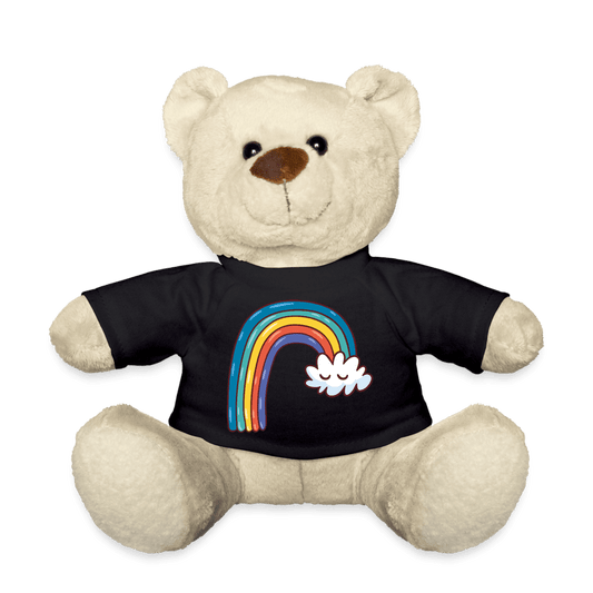 SPOD Teddybjørn sort Teddybjørn - Rainbow