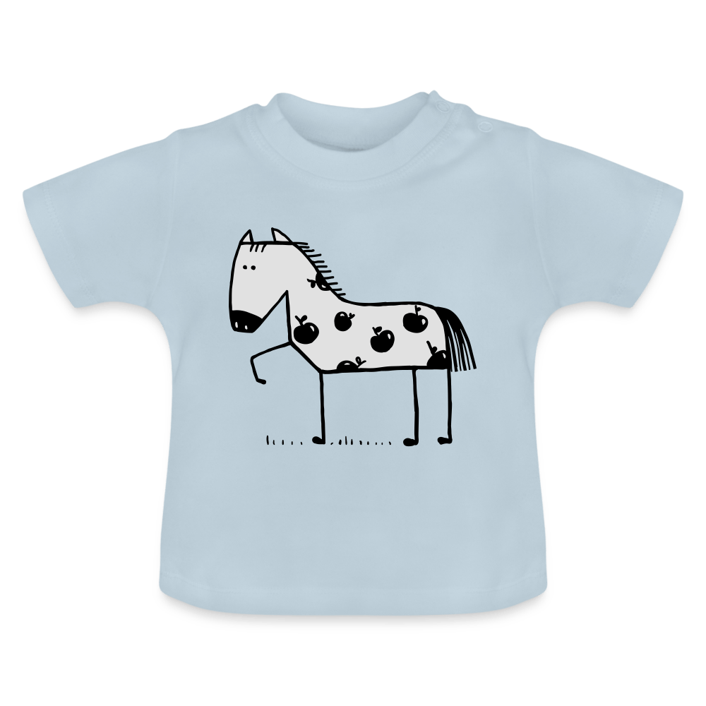 SPOD Baby T-Shirt | BabyBugz light blue / 3-6 Months Heste - Baby T-Shirt