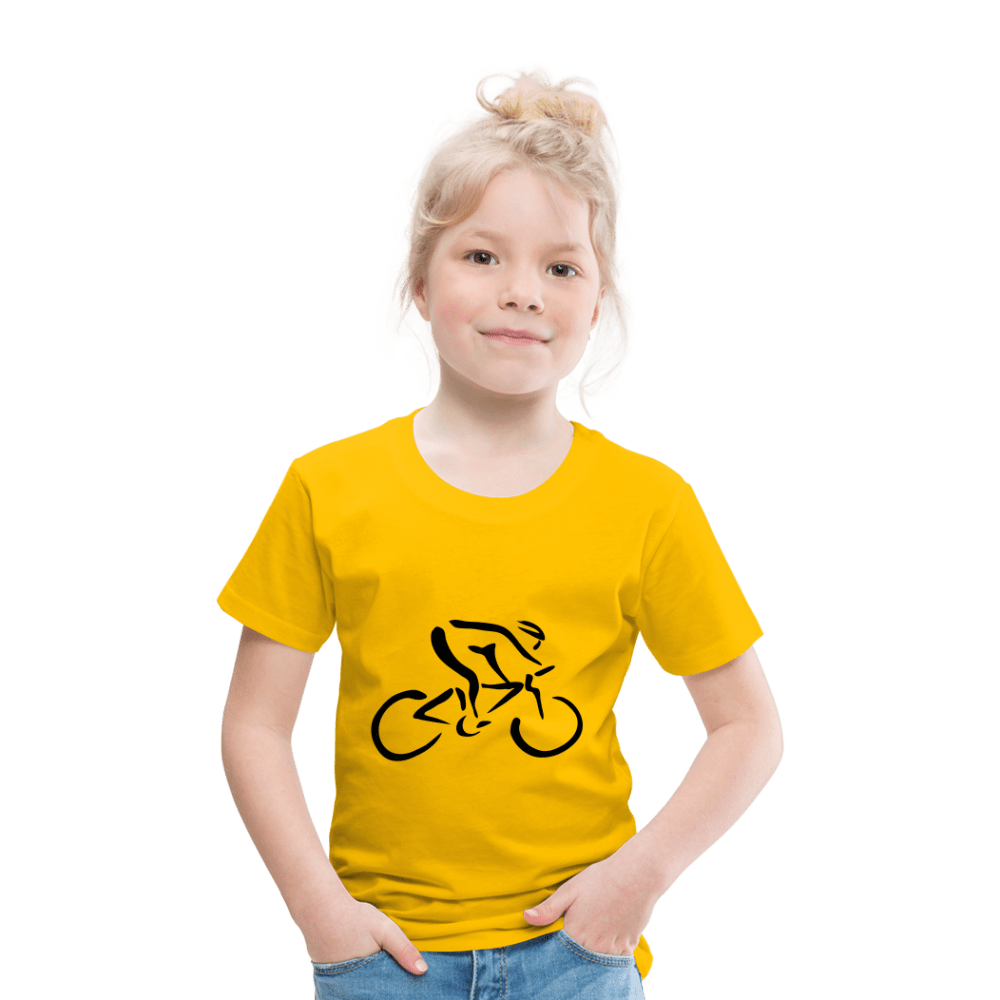 SPOD Børne premium T-shirt sol-gul / 98/104 (2 år) Tour - Børne T-shirt