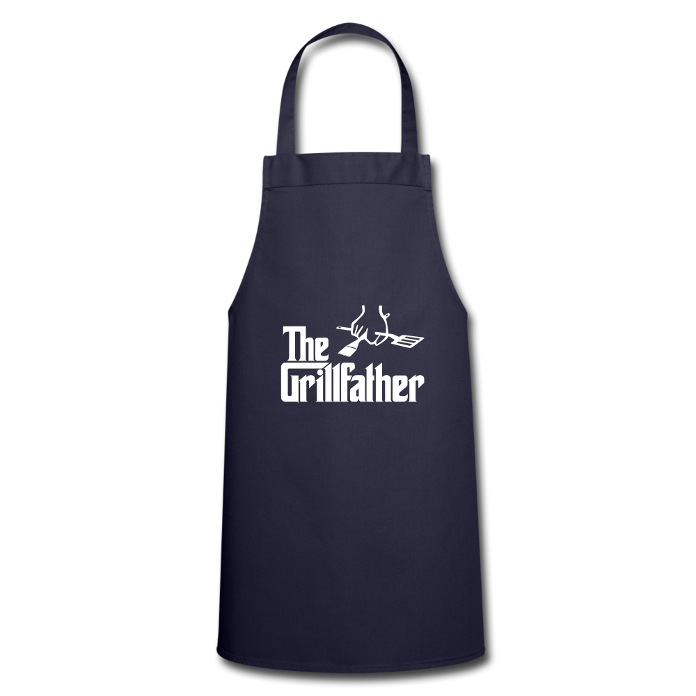 SPOD Cooking Apron | Spreadshirt 141 navy The Grillfather - Grill forklæde