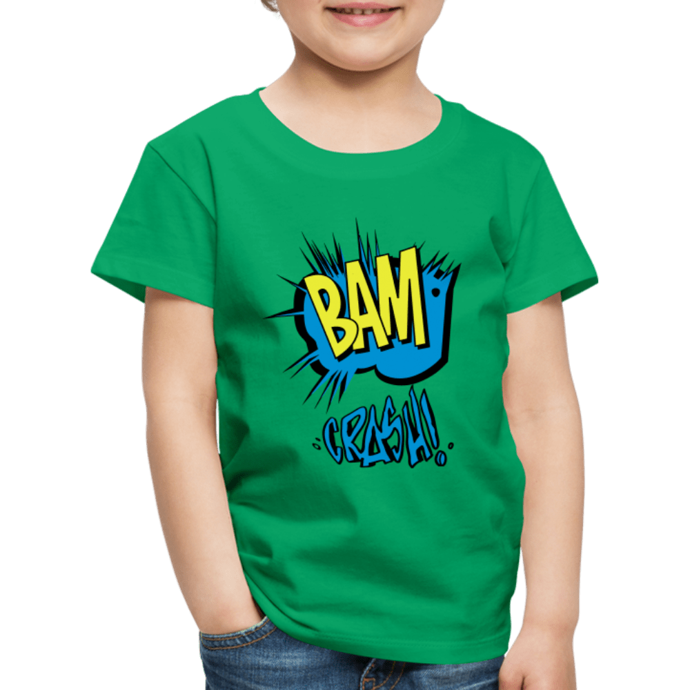 SPOD Kids' Premium T-Shirt | Spreadshirt 814 kelly green / 98/104 (2 Years) Bam & Crash - Børne Premium T-shirt