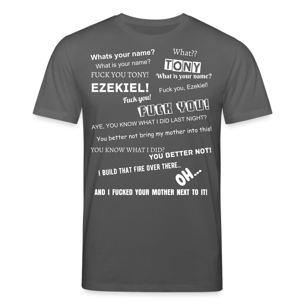 SPOD Men’s Organic T-Shirt | Stanley & Stella anthracite / S Tony & Ezekiel T-Shirt - Til Herrer
