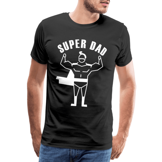 SPOD Men’s Premium T-Shirt | Spreadshirt 812 black / S Super Dad - Herre Premium T-shirt