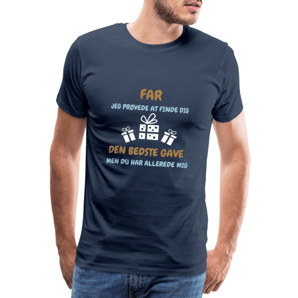 SPOD Men’s Premium T-Shirt | Spreadshirt 812 navy / S Bedste Gave - Herre Premium T-shirt