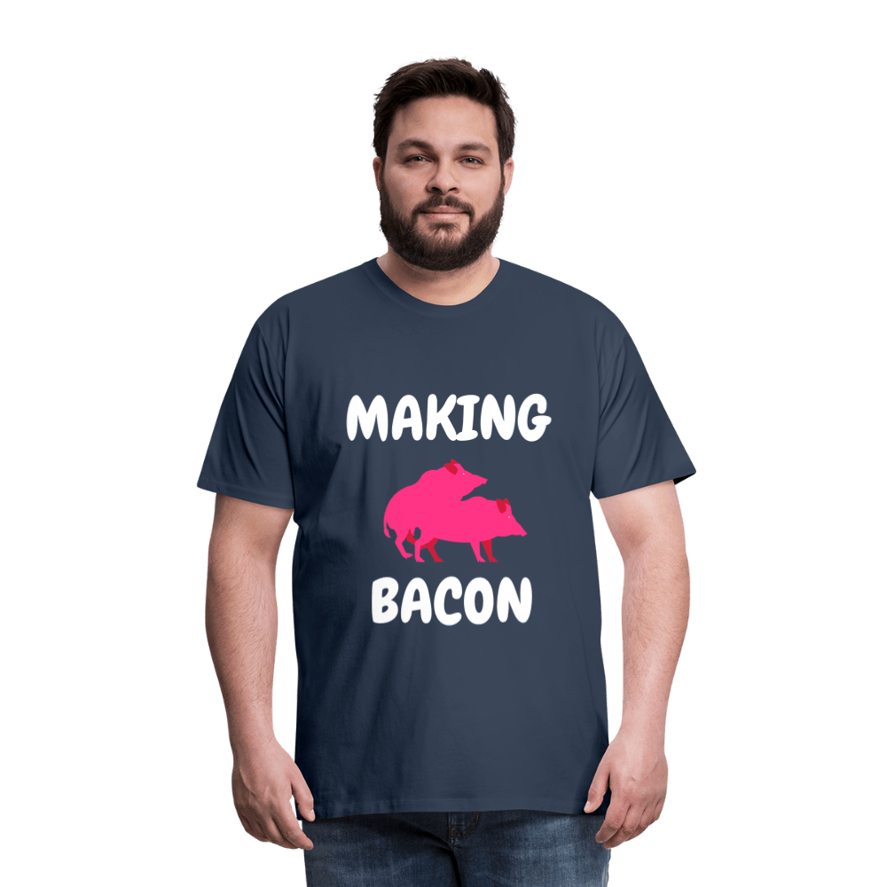 SPOD Men’s Premium T-Shirt | Spreadshirt 812 navy / S Making Bacon - Premium T-shirt