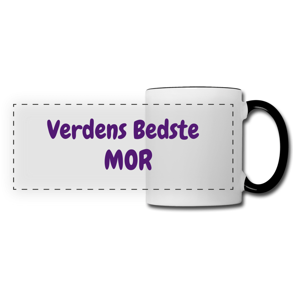 SPOD Panoramic Mug | groener white/black Verdens Bedste Mor - Krus