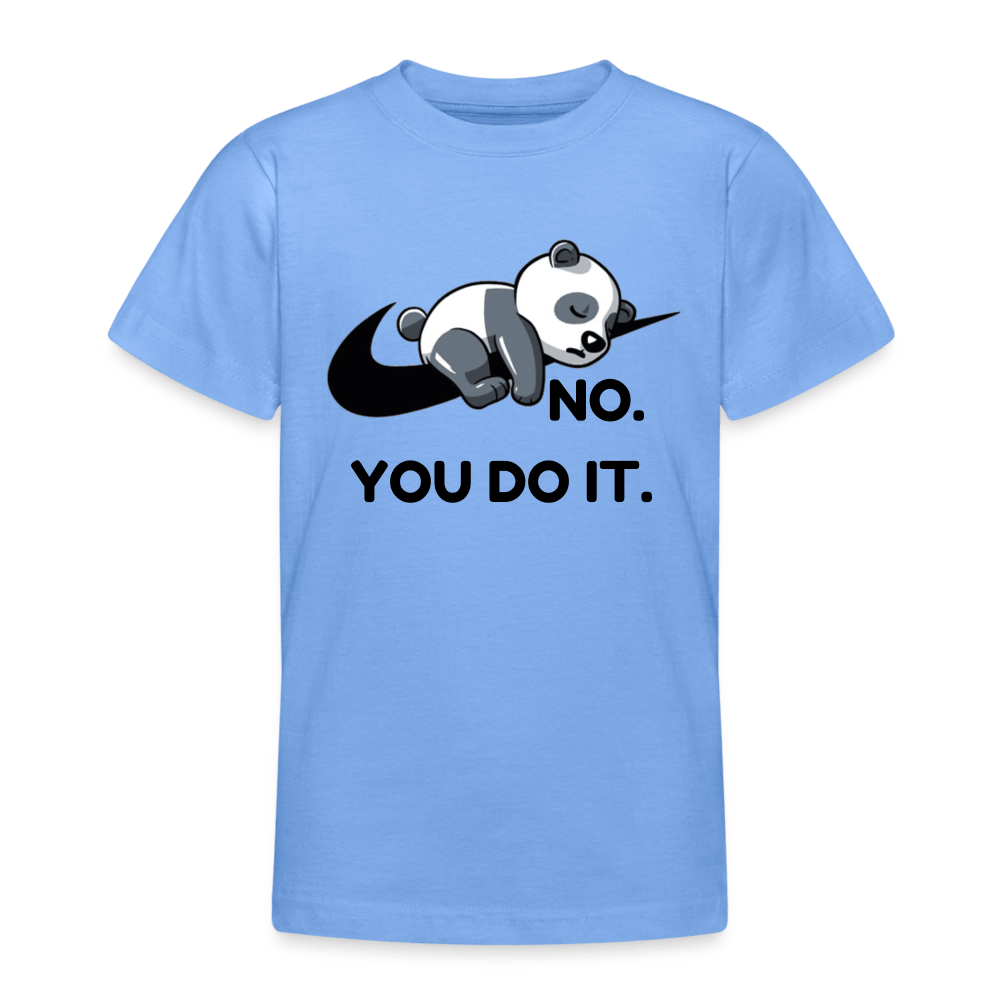 SPOD Teenager-T-shirt himmelblå / 134/146 (9-11 år) NO. YOU DO IT - Teenager-T-shirt