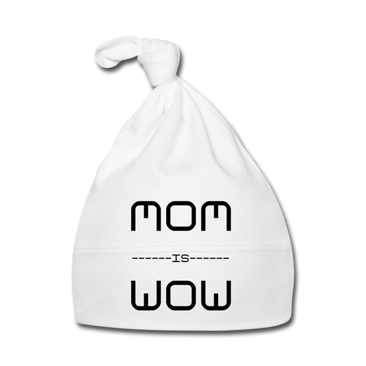 SPOD Baby Cap | Sonar white Mom is WoW - Babyhue