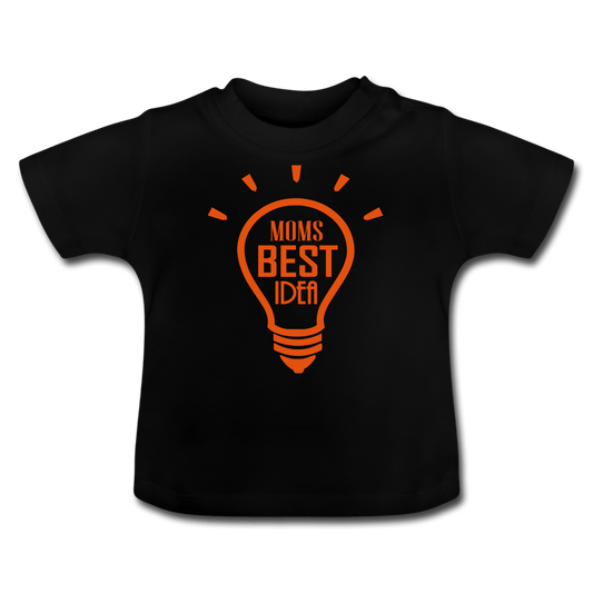 SPOD Baby T-Shirt | BabyBugz black / 3-6 Months Moms Best Idea - Baby T-shirt