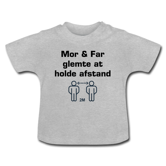 SPOD Baby T-Shirt | BabyBugz heather grey / 3-6 Months Mor & Far - Baby T-shirt