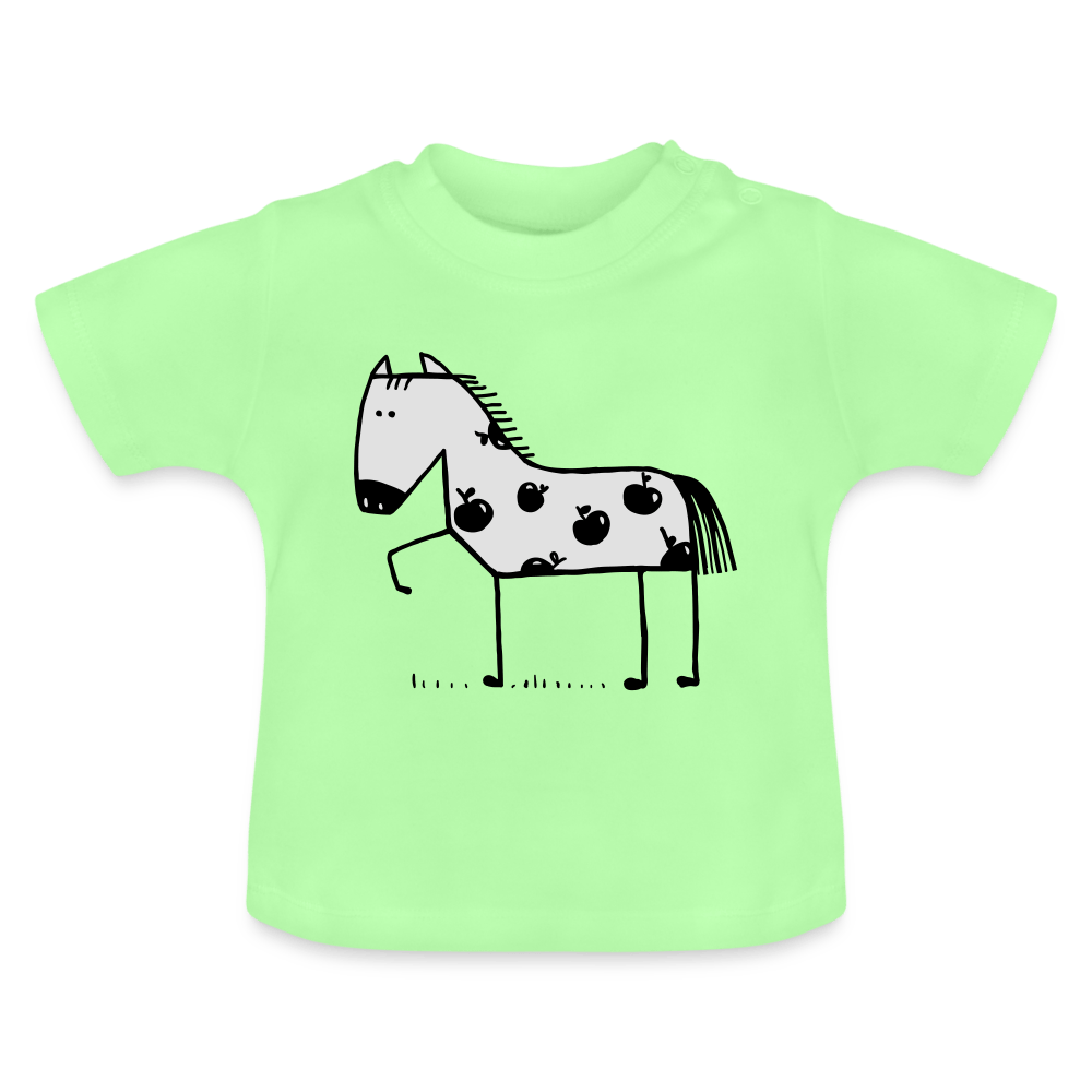 SPOD Baby T-Shirt | BabyBugz mint green / 3-6 Months Heste - Baby T-Shirt