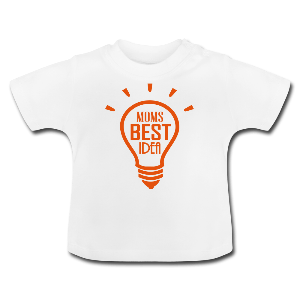 SPOD Baby T-Shirt | BabyBugz white / 3-6 Months Moms Best Idea - Baby T-shirt