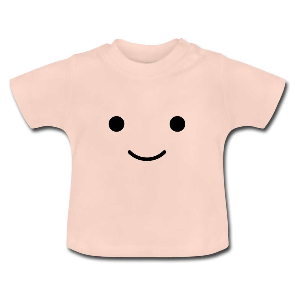 SPOD Baby T-shirt krystalrosa / 3-6 Måneder Smile - Baby Økologisk T-Shirt