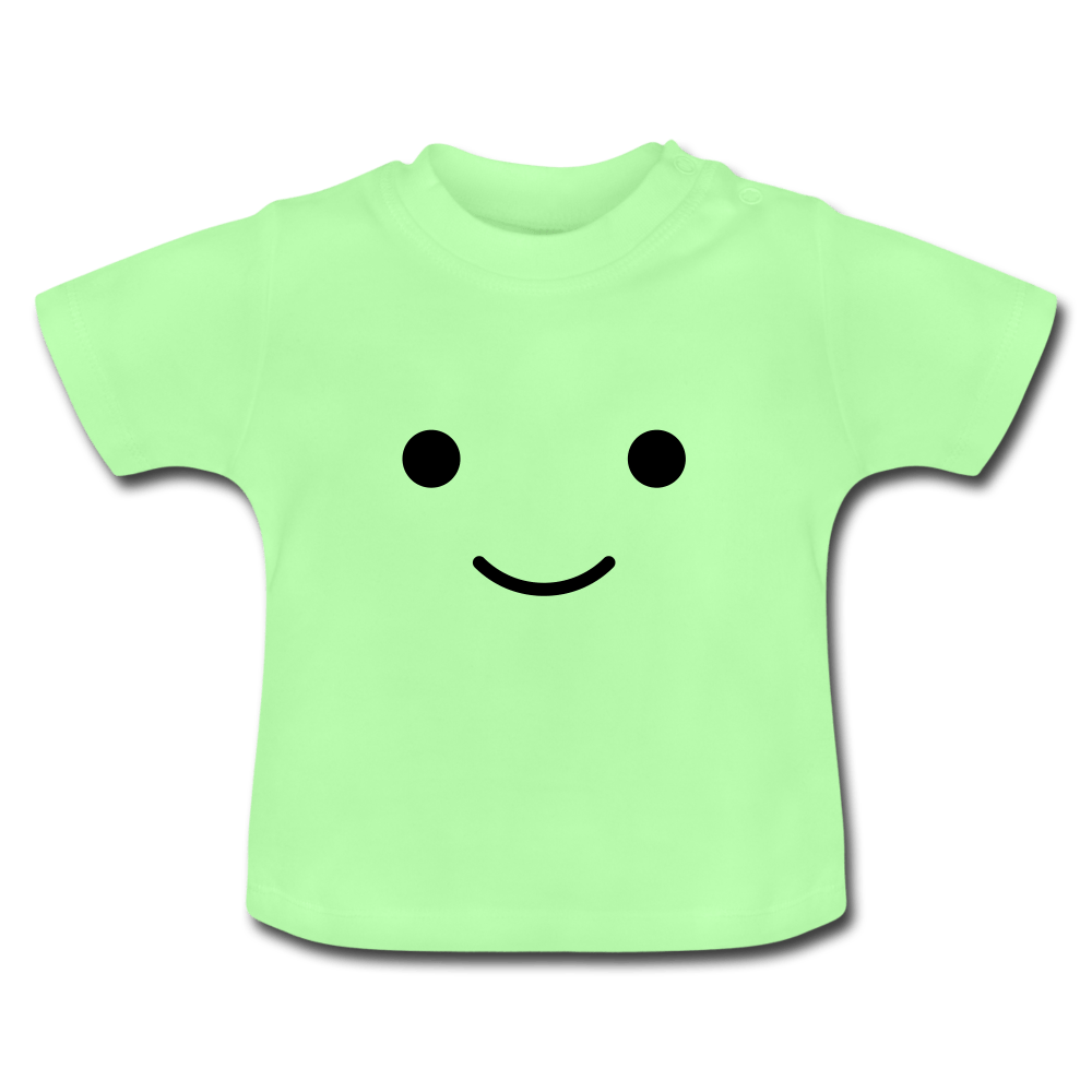 SPOD Baby T-shirt mintgrøn / 3-6 Måneder Smile - Baby Økologisk T-Shirt