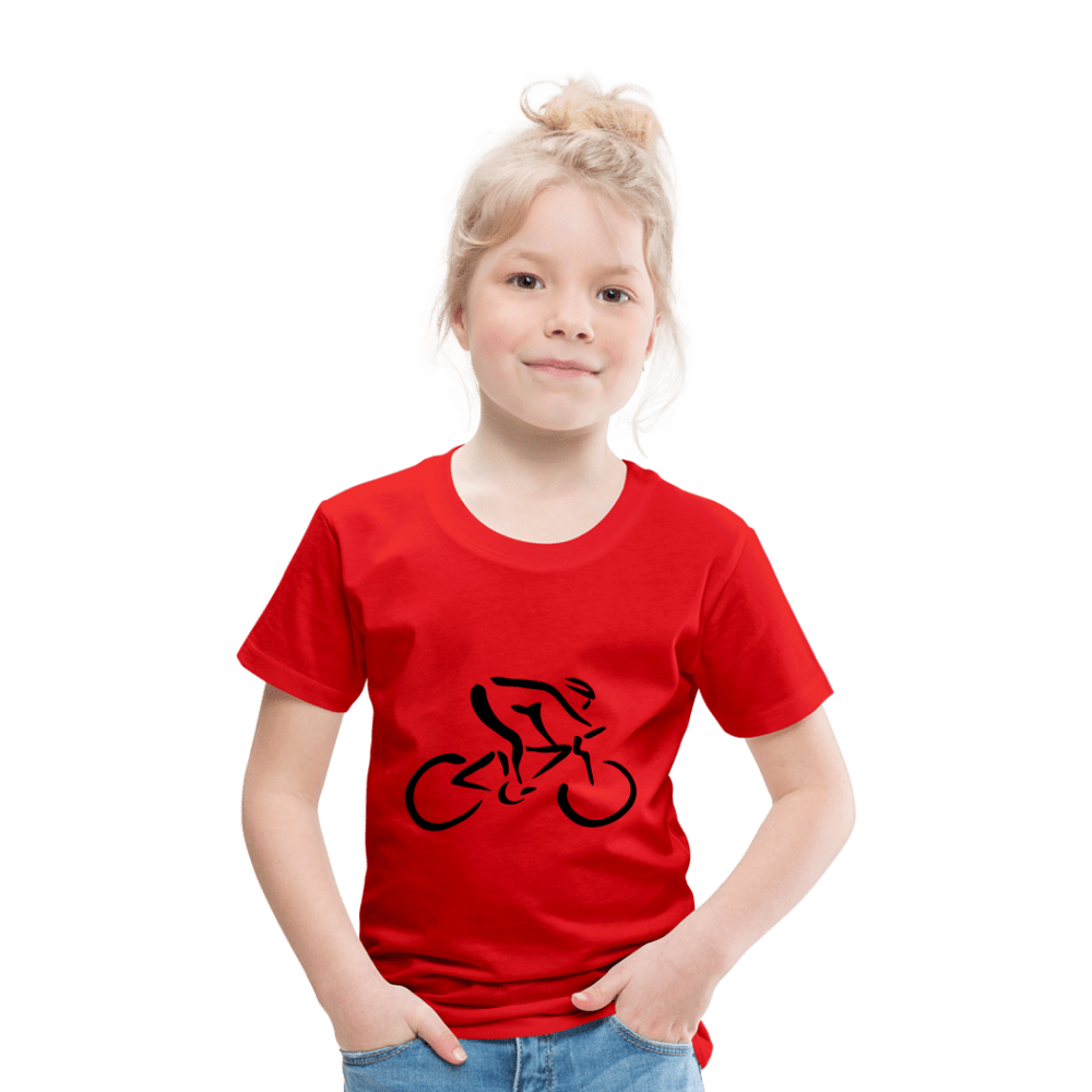 SPOD Børne premium T-shirt rød / 98/104 (2 år) Tour - Børne T-shirt