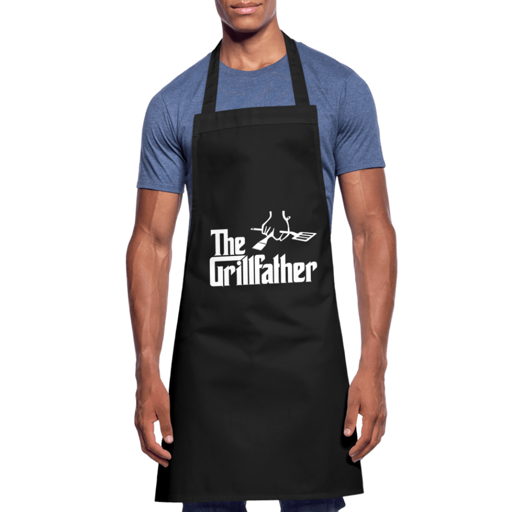 SPOD Cooking Apron | Spreadshirt 141 black The Grillfather - Grill forklæde