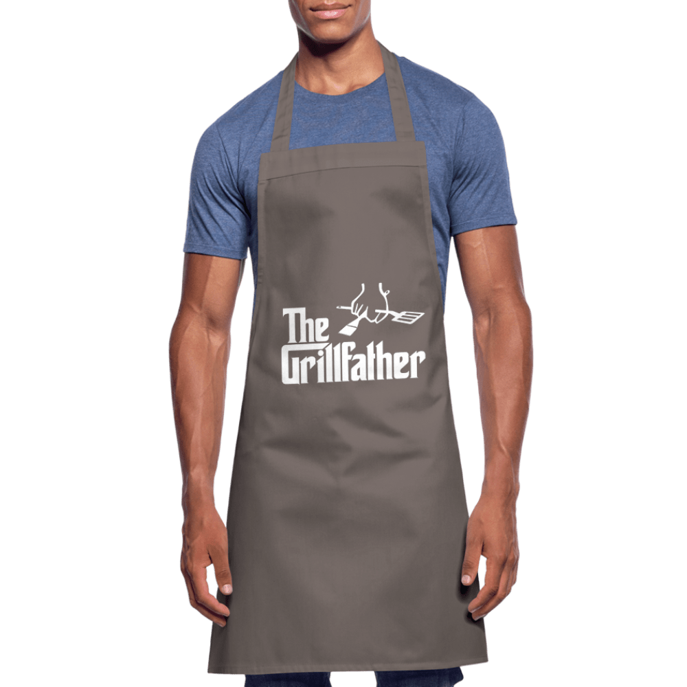 SPOD Cooking Apron | Spreadshirt 141 grey The Grillfather - Grill forklæde