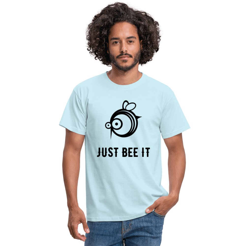 SPOD Herre-T-shirt himmelblå / S Just Bee It - T-Shirt