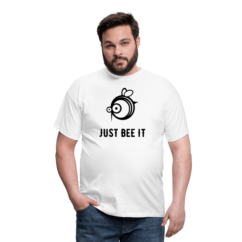 SPOD Herre-T-shirt hvid / S Just Bee It - T-Shirt