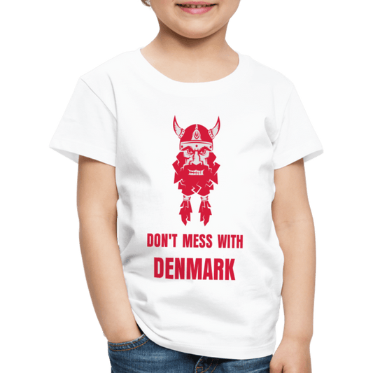 SPOD Kids' Premium T-Shirt | Spreadshirt 814 98/104 (2 Years) Don't mess with Denmark - Børne premium T-shirt