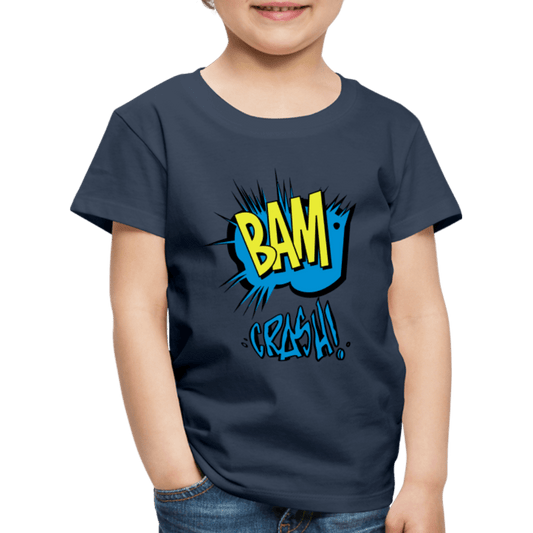 SPOD Kids' Premium T-Shirt | Spreadshirt 814 navy / 98/104 (2 Years) Bam & Crash - Børne Premium T-shirt