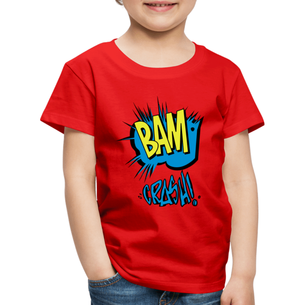 SPOD Kids' Premium T-Shirt | Spreadshirt 814 red / 98/104 (2 Years) Bam & Crash - Børne Premium T-shirt