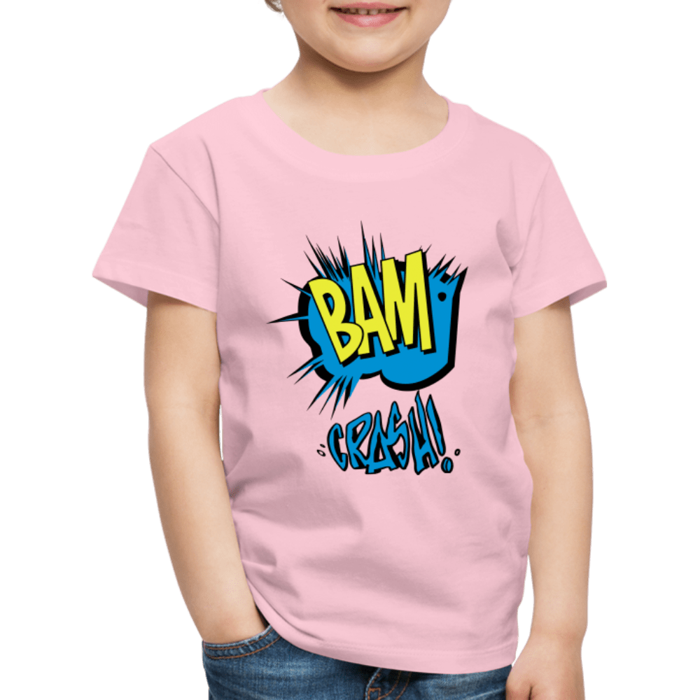 SPOD Kids' Premium T-Shirt | Spreadshirt 814 rose shadow / 98/104 (2 Years) Bam & Crash - Børne Premium T-shirt