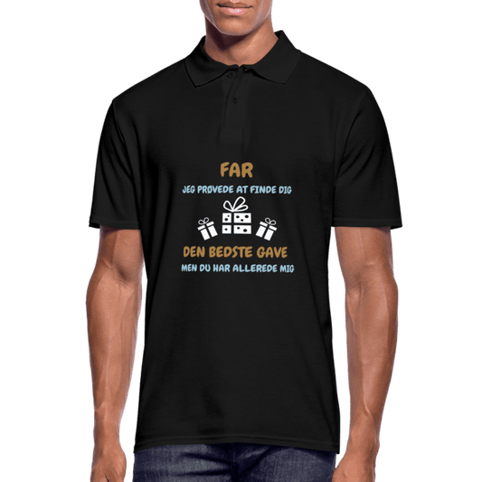 SPOD Men's Polo Shirt | Gildan black / S Bedste Gave - Herre Poloshirt