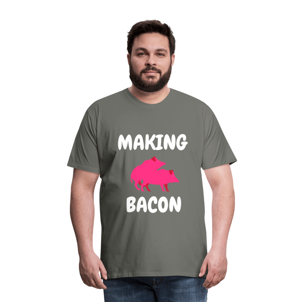 SPOD Men’s Premium T-Shirt | Spreadshirt 812 asphalt / S Making Bacon - Premium T-shirt