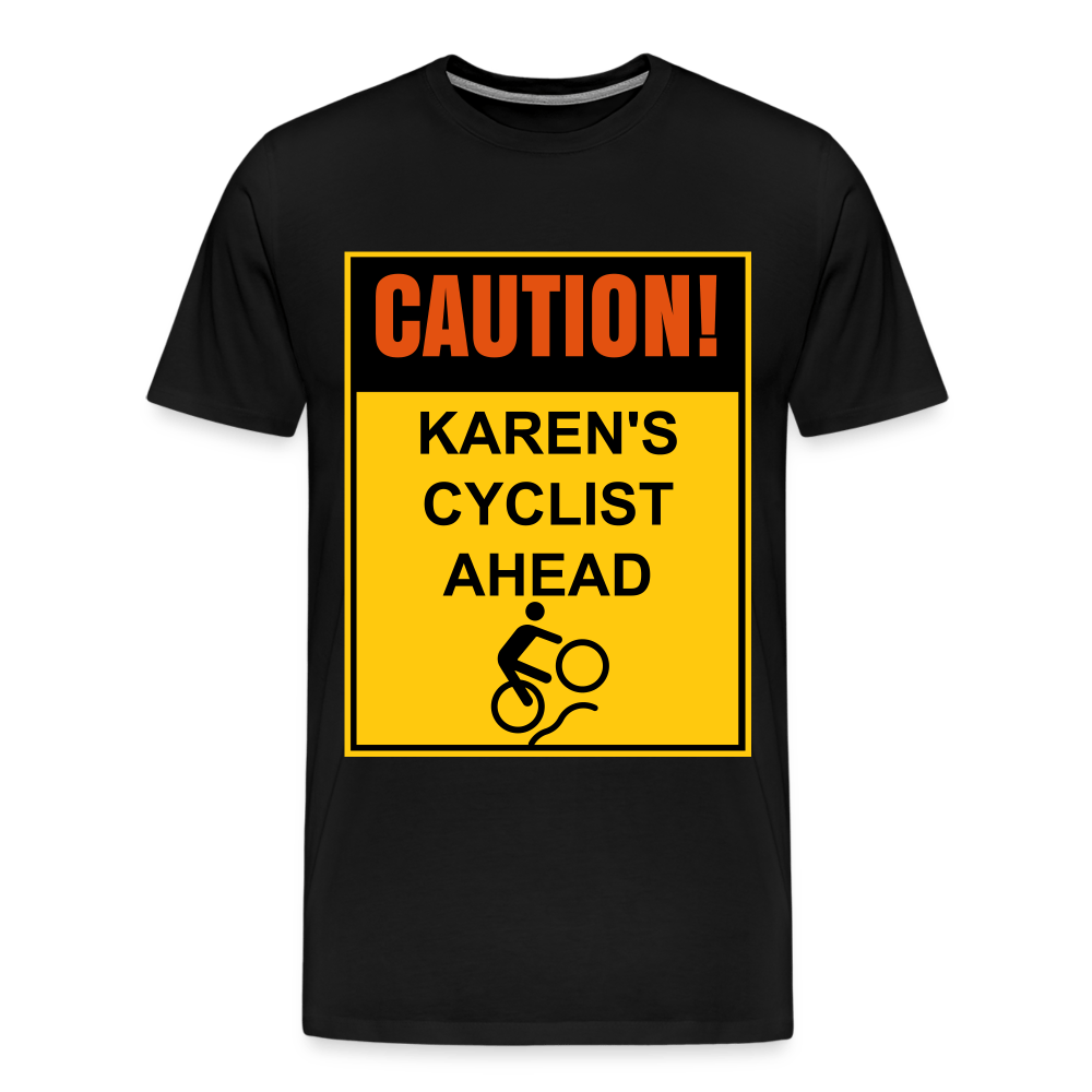 SPOD Men’s Premium T-Shirt | Spreadshirt 812 black / S Karens´ Cyclist - Herre premium T-shirt