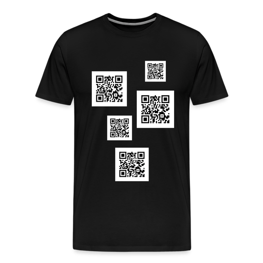 SPOD Men’s Premium T-Shirt | Spreadshirt 812 black / S Rick Rolled - Herre premium T-shirt