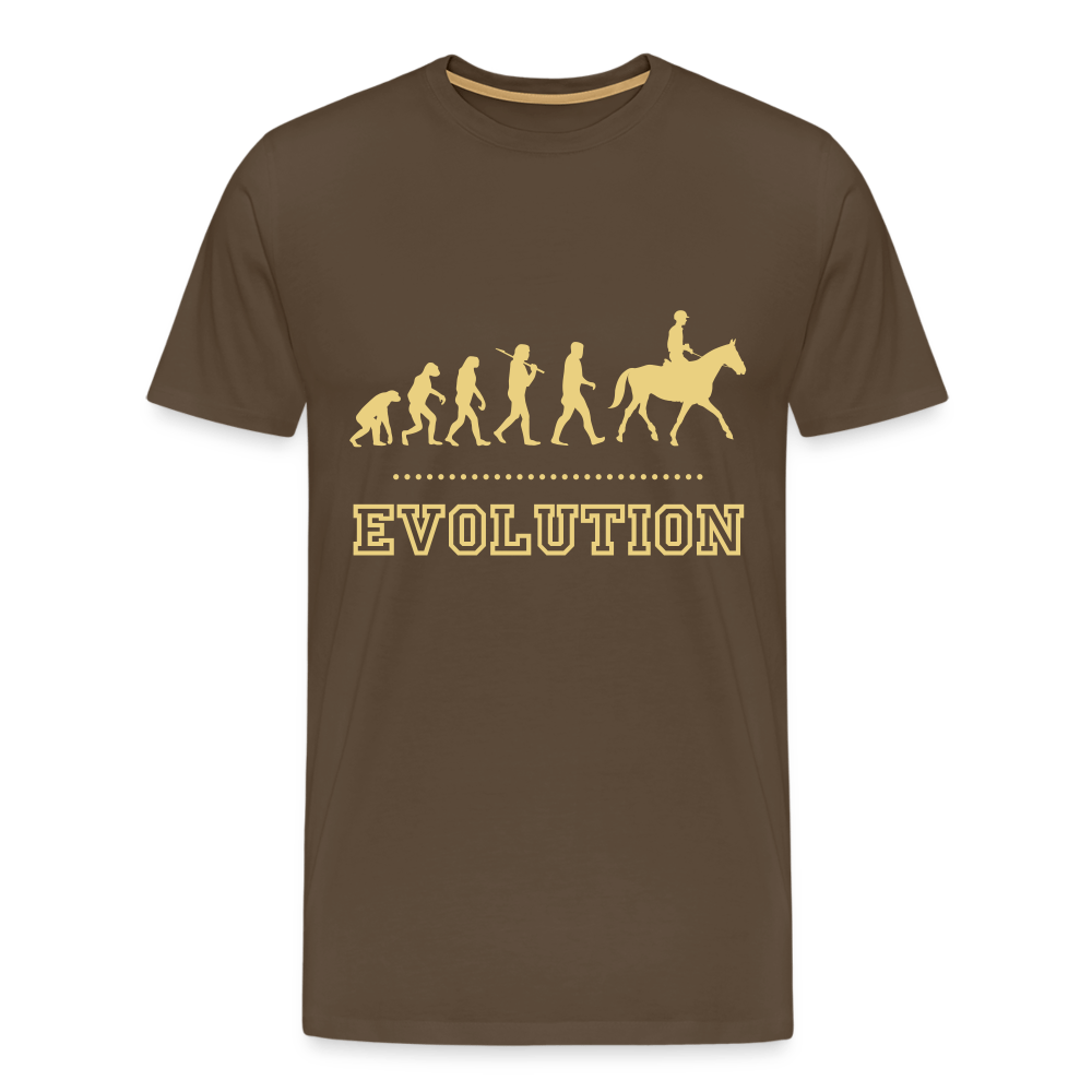 SPOD Men’s Premium T-Shirt | Spreadshirt 812 Evolution - Heste T-shirt