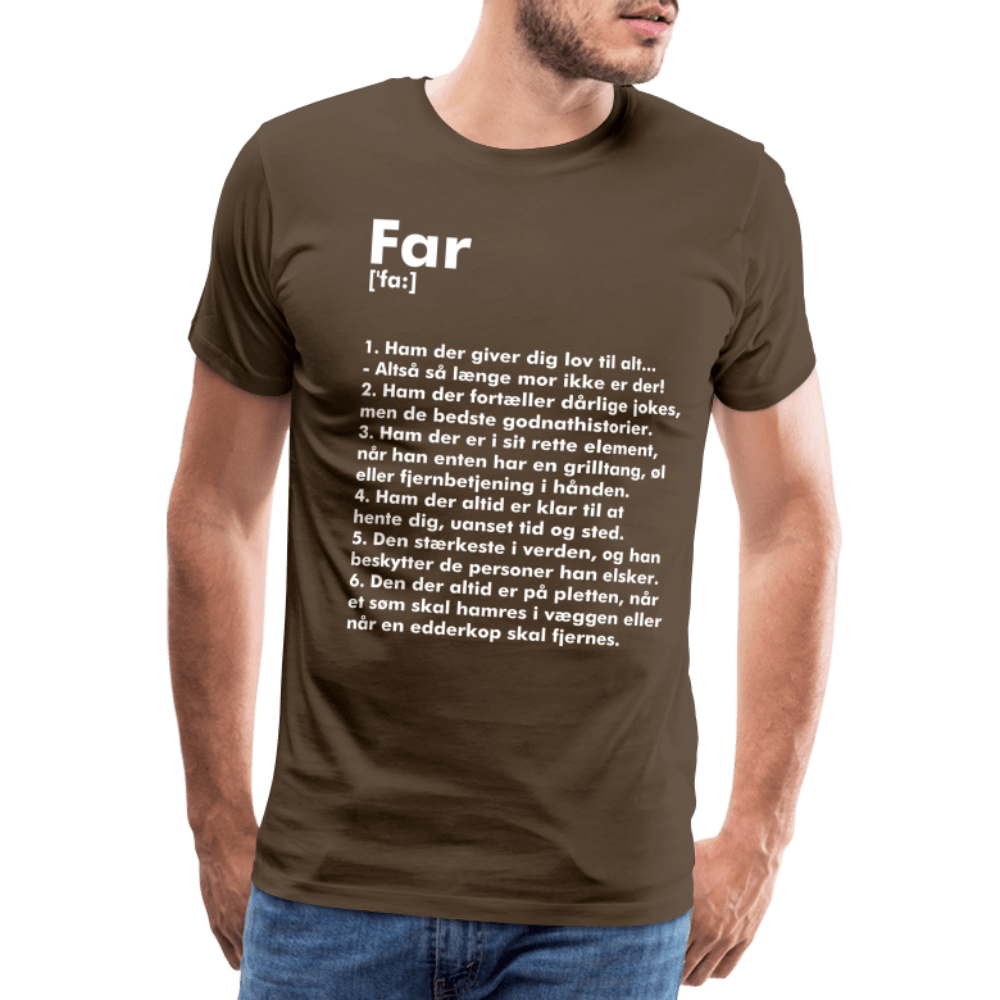 SPOD Men’s Premium T-Shirt | Spreadshirt 812 Far - Definition - Herre premium T-shirt