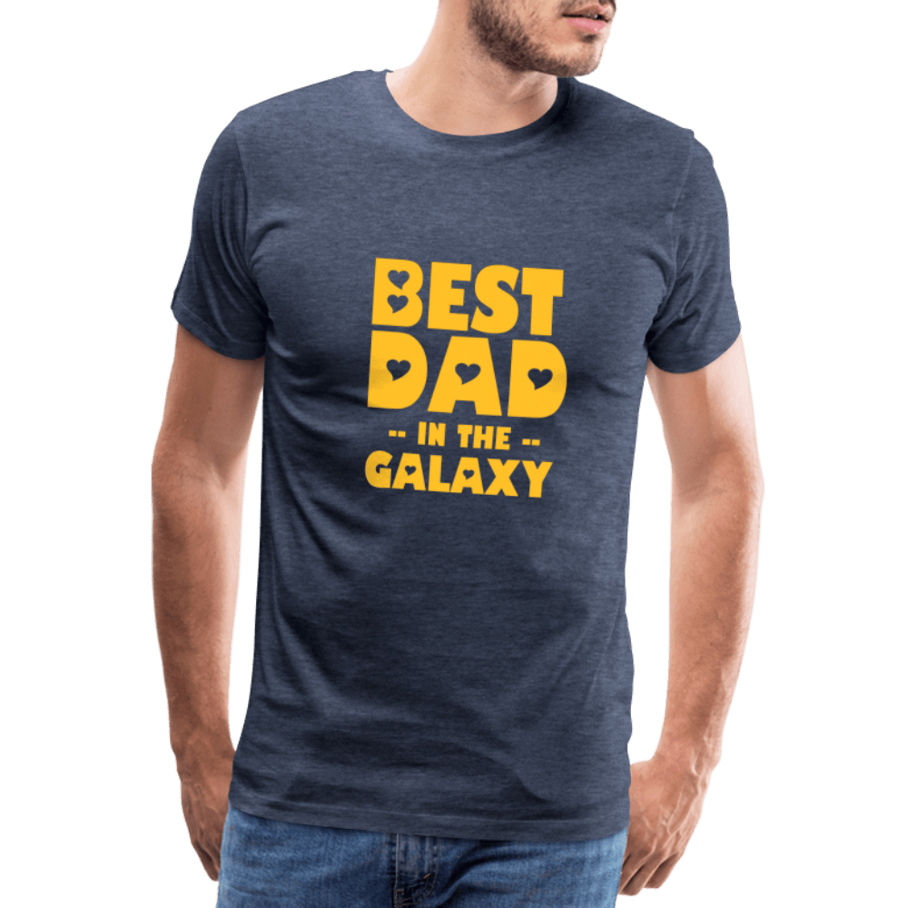 SPOD Men’s Premium T-Shirt | Spreadshirt 812 heather blue / S Best Dad - Herre Premium T-shirt