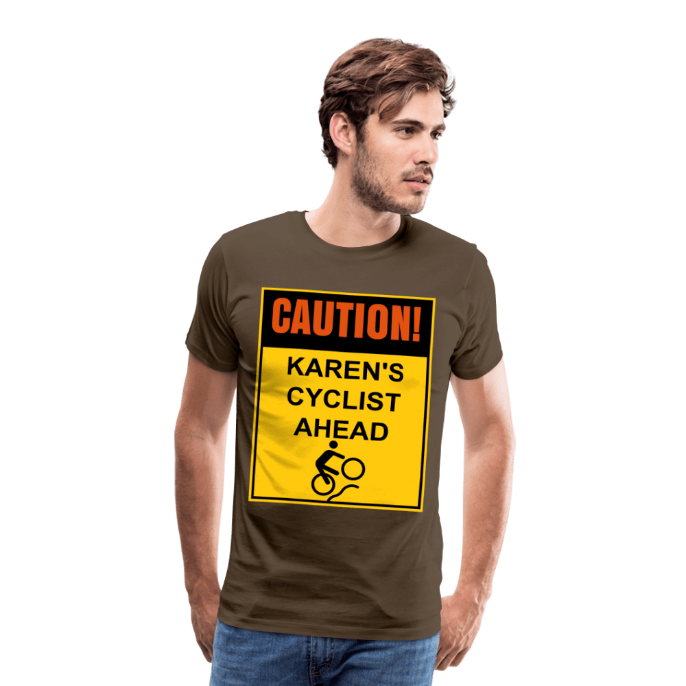 SPOD Men’s Premium T-Shirt | Spreadshirt 812 Karens´ Cyclist - Herre premium T-shirt