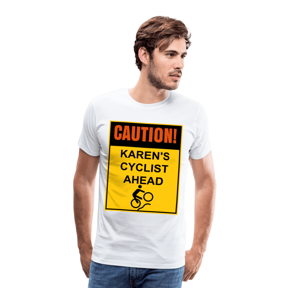 SPOD Men’s Premium T-Shirt | Spreadshirt 812 Karens´ Cyclist - Herre premium T-shirt