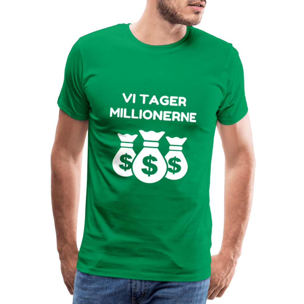 SPOD Men’s Premium T-Shirt | Spreadshirt 812 kelly green / S Til Spilklubben - Vi tager Millionerne
