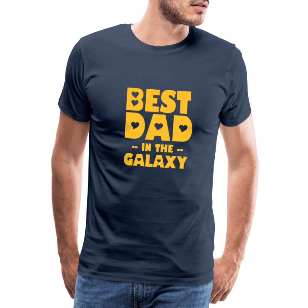 SPOD Men’s Premium T-Shirt | Spreadshirt 812 navy / S Best Dad - Herre Premium T-shirt