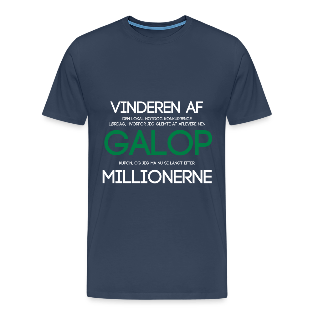 SPOD Men’s Premium T-Shirt | Spreadshirt 812 navy / S Galop Millionerne