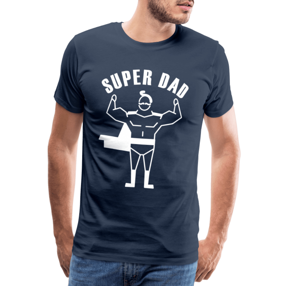 SPOD Men’s Premium T-Shirt | Spreadshirt 812 navy / S Super Dad - Herre Premium T-shirt