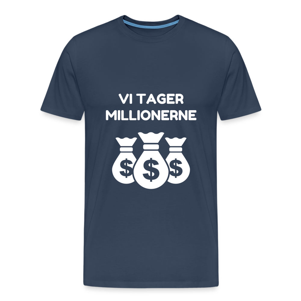 SPOD Men’s Premium T-Shirt | Spreadshirt 812 navy / S Til Spilklubben - Vi tager Millionerne