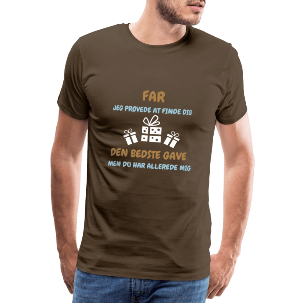 SPOD Men’s Premium T-Shirt | Spreadshirt 812 noble brown / S Bedste Gave - Herre Premium T-shirt