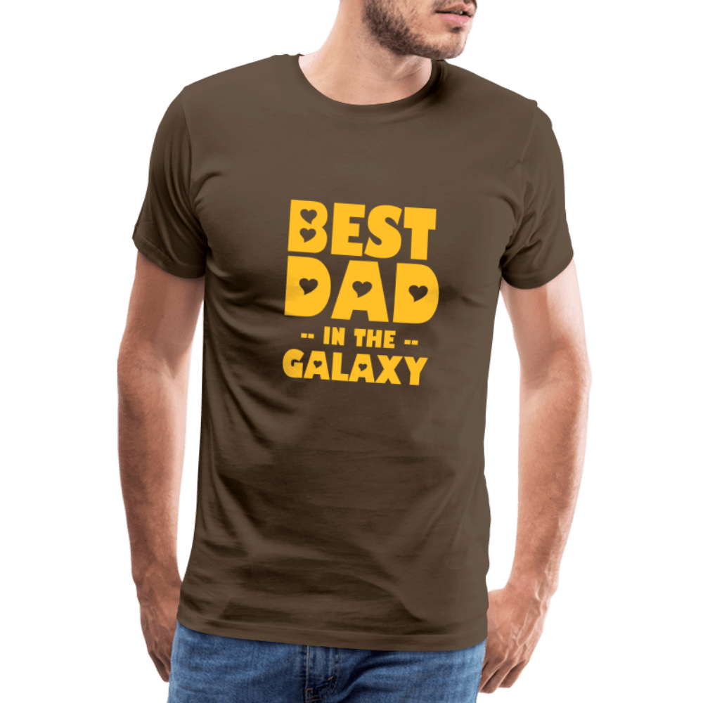 SPOD Men’s Premium T-Shirt | Spreadshirt 812 noble brown / S Best Dad - Herre Premium T-shirt