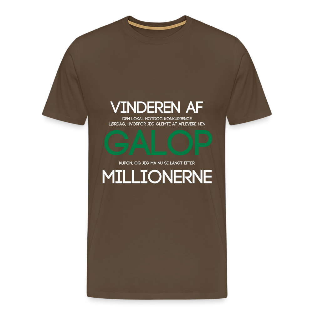 SPOD Men’s Premium T-Shirt | Spreadshirt 812 noble brown / S Galop Millionerne