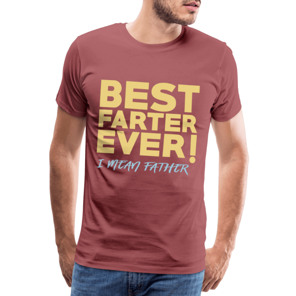 SPOD Men’s Premium T-Shirt | Spreadshirt 812 washed burgundy / S Fars Dag - Herre Premium T-shirt