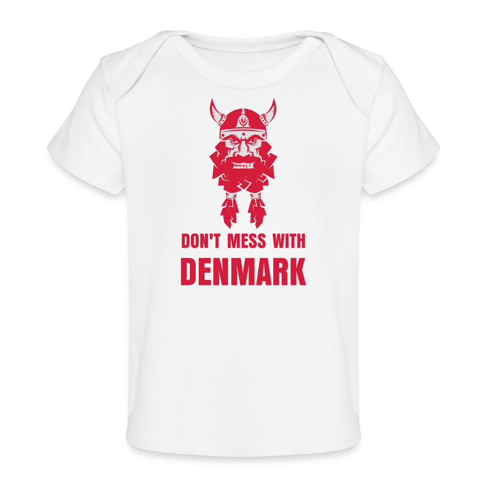 SPOD Organic Baby T-Shirt | Spreadshirt 1433 50/56 (0-1m) Don't mess with Denmark - Økologisk T-shirt til baby