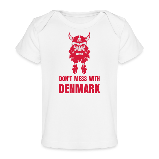 SPOD Organic Baby T-Shirt | Spreadshirt 1433 50/56 (0-1m) Don't mess with Denmark - Økologisk T-shirt til baby