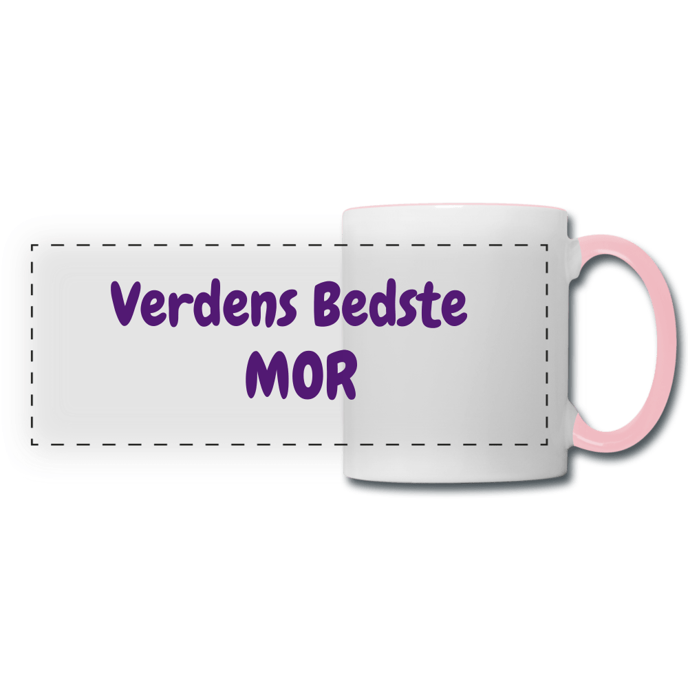SPOD Panoramic Mug | groener white/pink Verdens Bedste Mor - Krus