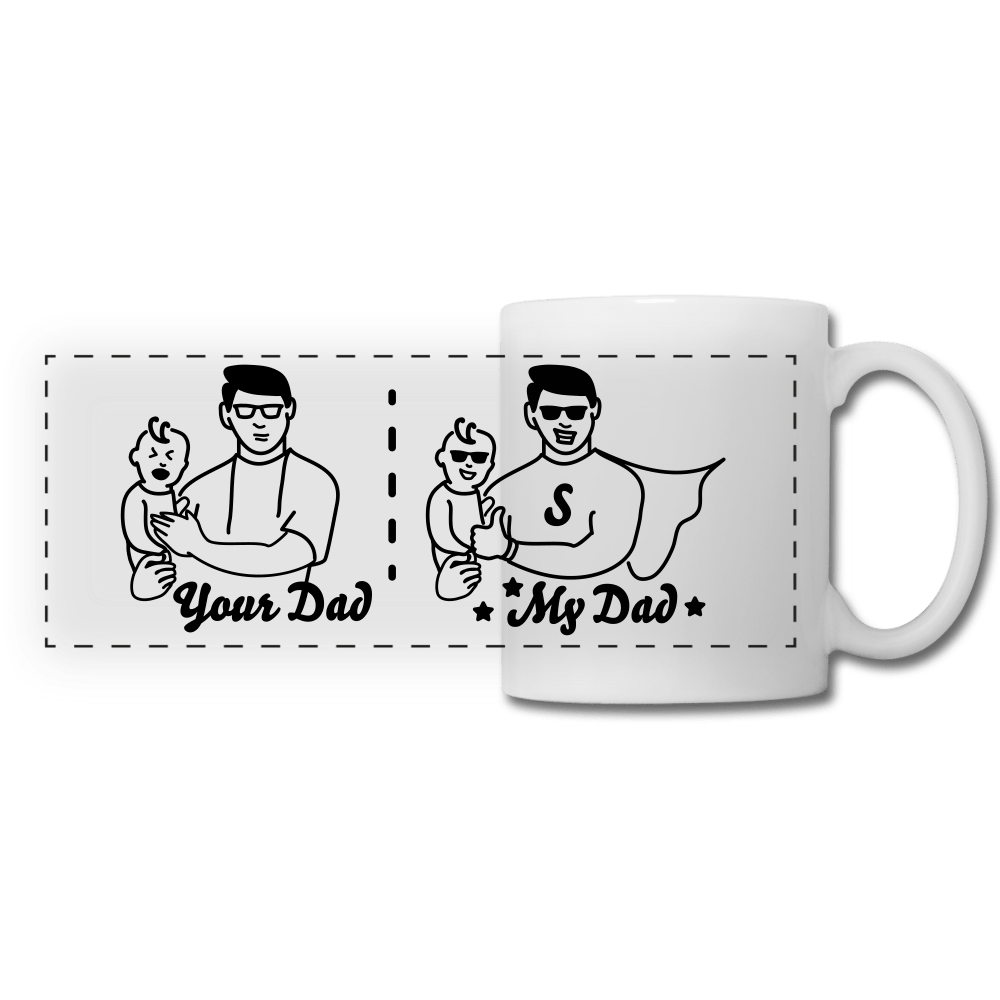 SPOD Panoramic Mug | groener white Your Dad, My Dad - Krus