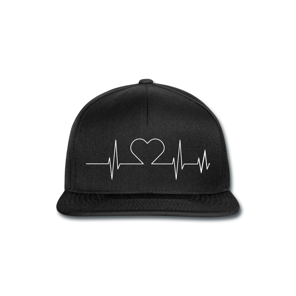 SPOD Snapback Cap | Bleechfield black/black Heart - Snapback Cap